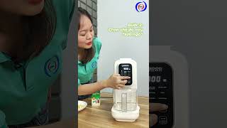 Nấu sữa ngô bằng máy làm sữa hạt tự động Sona i8