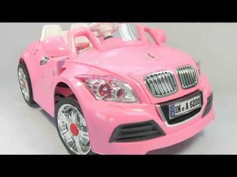 Kids ride on pink bmw style electric/battery car #7
