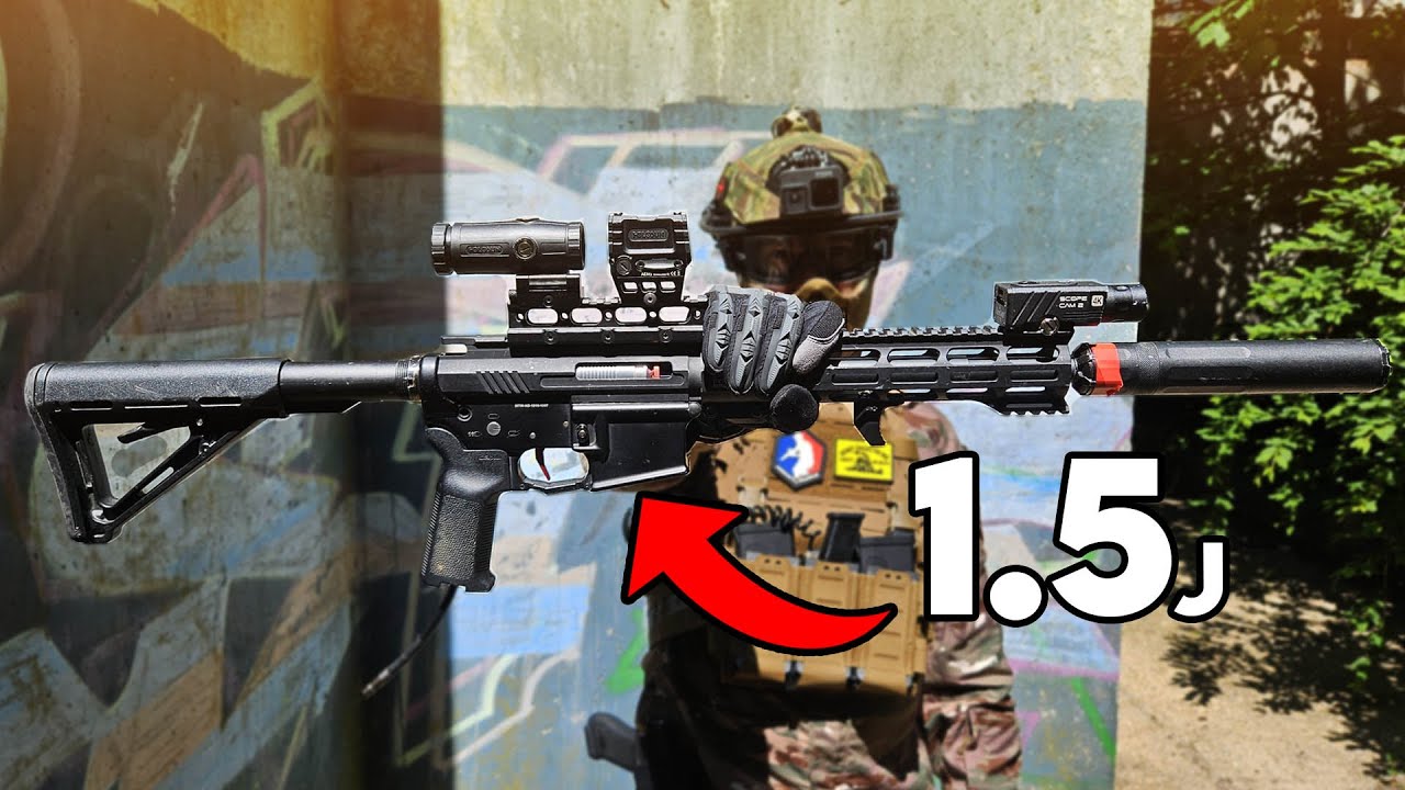AIRSOFT FRANCE 🇫🇷 : 1.5 JOULE SUR POWERGUN CQB