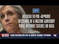 Former CDC director says she was fired for refusing to rubber–stamp vaccine policies - 02:53 min - News - Video