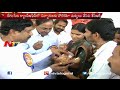 Polio drops to children by CM KCR at Begumpet