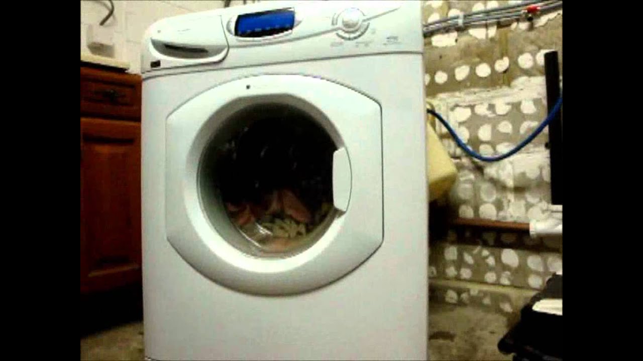 Hotpoint Ultima Wf860 Washing Machine Fast Wash 60 Start With Broken Bearings Youtube