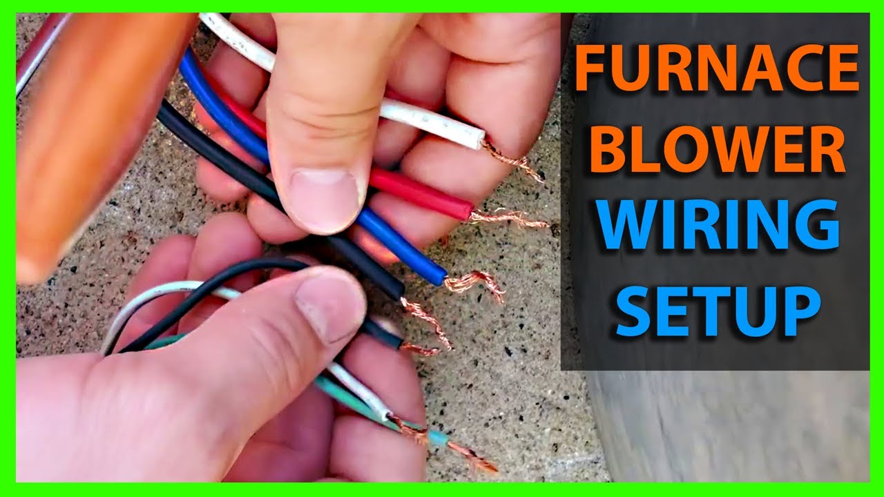 How To Wire a Furnace or AC Blower Motor DIY - YouTube emerson exhaust fan motor wiring 