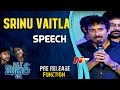 Srinu Vaitla Speech @ Mister Movie Pre Release Event