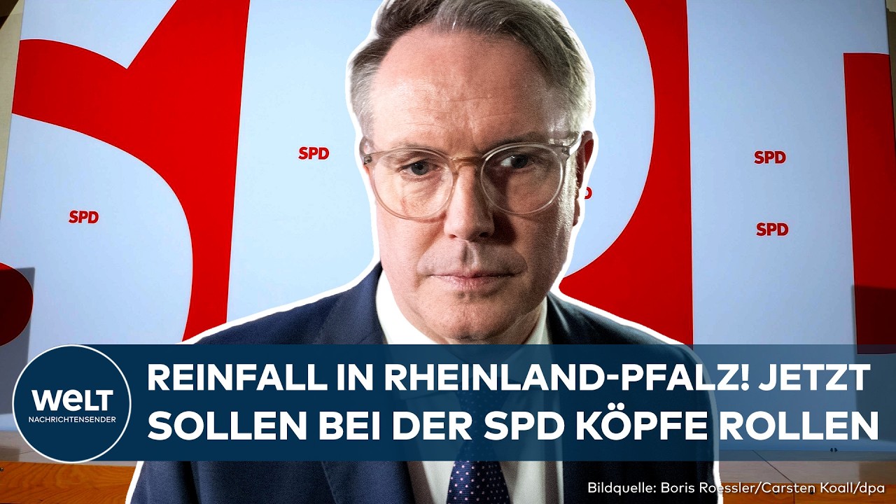 REINFALL IN RHEINLAND-PFALZ: SPD heftig abgestraft! Köpfe sollen rollen – Parteispitze unter Druck