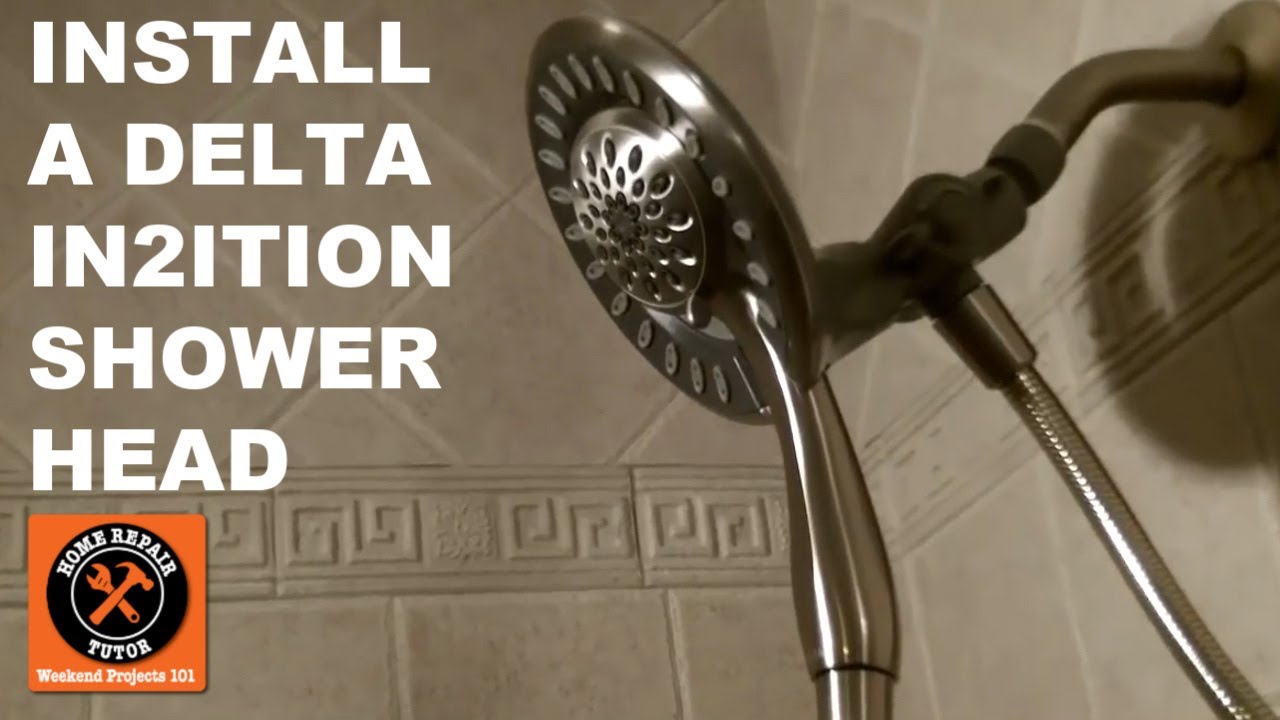 How to Install a Delta In2ition Shower Head -- by Home Repair Tutor ...