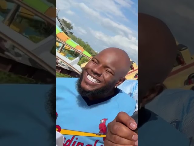 Duke Dennis Starts Singing As He Was Riding A Roller Coaster At Six Flags