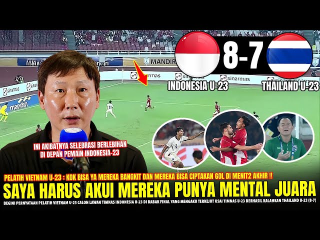🔴SAMPAI TERKEJUT !! Pelatih Vietnam U23 NGOMONG GINI Usai Timnas U23 Kalahkan Thailand 8-7 Piala AFF