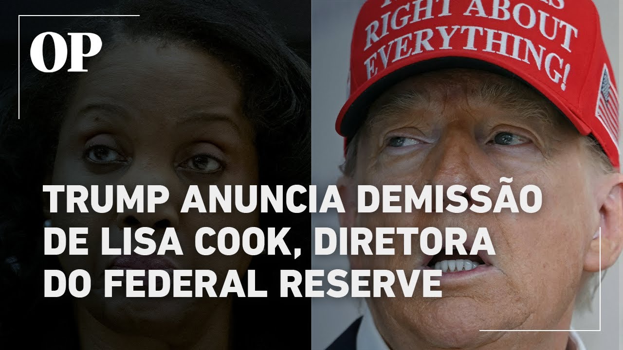 Trump anuncia demissão de Lisa Cook, diretora do Sistema de Reserva Federal dos EUA (Fed)