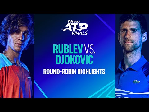 Djokovic vs. Rublev | Nitto ATP Finals Highlights