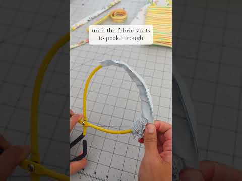 Turn tubes EASY for sewing #fabricturning #sewingtips #fabrictubes #fabricstraps