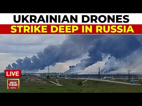 LIVE: Ukraine Hits Russian Air Bases, 40 Russian Jets Destroyed  | Russia-Ukraine War | Op Spiderweb