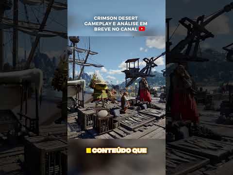 Tudo Sobre CRIMSON DESERT EM 1 MINUTO! #jogos2026 #shorts #crimsondesert
