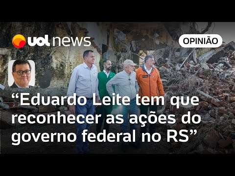 Eduardo Leite precisa parar com a antipatia e estar mais afinado com o governo Lula, diz Tales