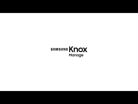 [B2B] Samsung Knox solution : Knox Manage