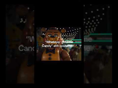 “Whatever gets me candy” ahh costume 💔 #fnaf #fnafmovie #fnafmovie2 #fnaf2 #shorts #meme #funny