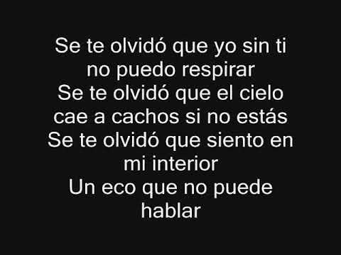 Kalimba - Se Te Olvidó (Letra)