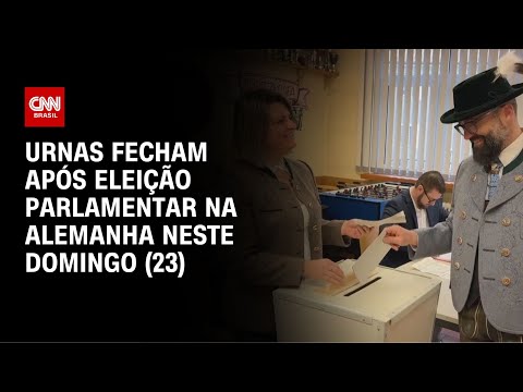 Urnas fecham após eleição parlamentar na Alemanha neste domingo (23) | CNN BRASIL