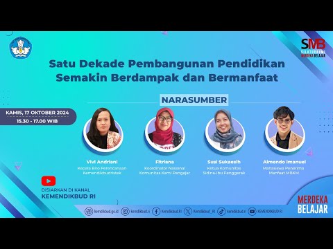 Satu Dekade Pembangunan Pendidikan Semakin Berdampak dan Bermanfaat