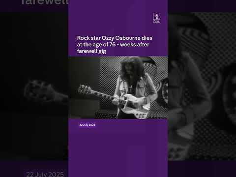 Ozzy Osbourne dies aged 76