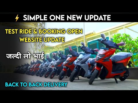 ⚡ Simple One New update | Booking Open | New Test ride | New Delivery | ride with mayur