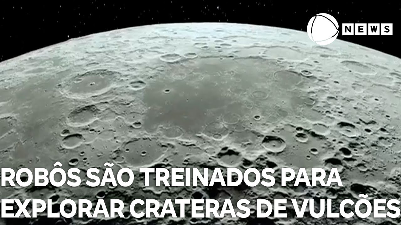 Robôs são treinados para explorar crateras de vulcões