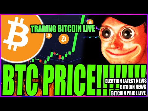 ALERT: BITCOIN PRICE LIVE 🚨 BITCOIN TRADING LIVE! US ELECTION LATEST!!! HUGE MOVE FOR BITCOIN!!!