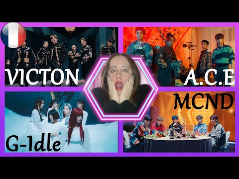 Vidéo A.C.E ~ G-IDLE ~ MCND ~ VICTON  DES MV DE QUALITÉS. JE SUIS SURPRISE!  REACTION FR