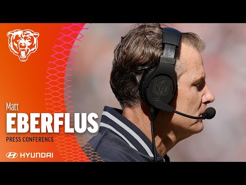 Matt Eberflus recaps Week 7 win, provides injury updates | Chicago Bears video clip