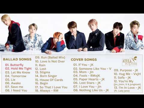 BTS (방탄소년단) Ballad & Cover Songs || Best Song Of BTS pt.6 (updated 1/2017)