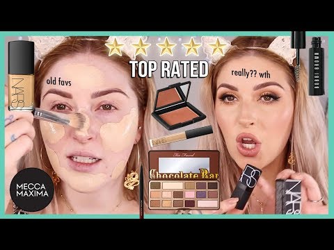 Testing TOP RATED Makeup ? Full Face of Mecca Brands! ?