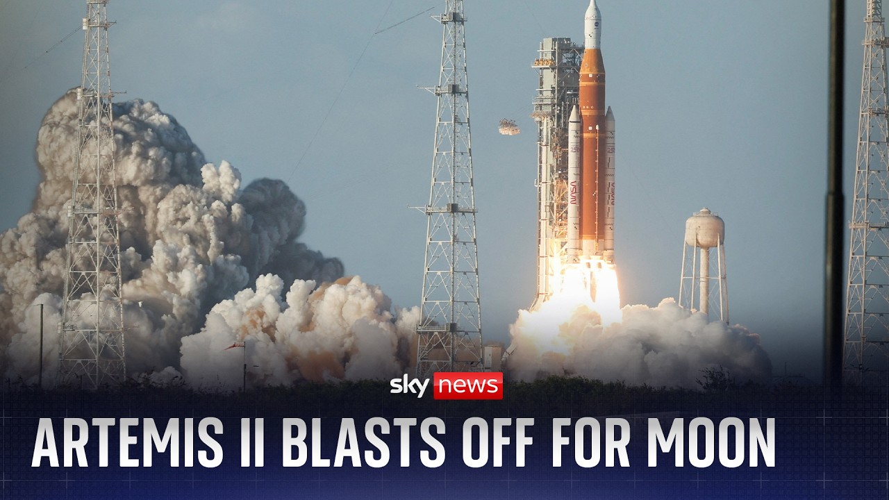 NASA's Artemis II launches for historic moon mission