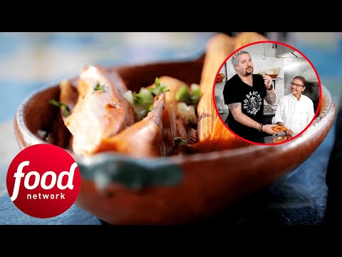 Guy Can’t Stop Picking At Food Whilst Mexican Chef Is Cooking | Diners, Drive-Ins & Dives