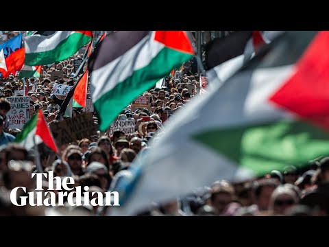 Pro-Palestine protesters fill the streets across Australia after Gaza famine declaration