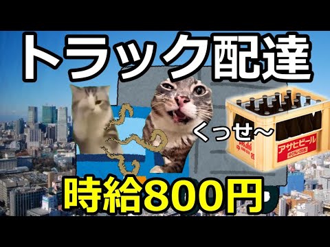 【猫ミーム】トラックドライバーの闇!!助手