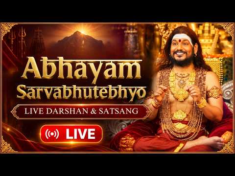 🔴LIVE DARSHAN & SATSANG | Abhayam Sarvabhutebhyo –The Ultimate Refuge for Humanity #Nithyananda #UAN