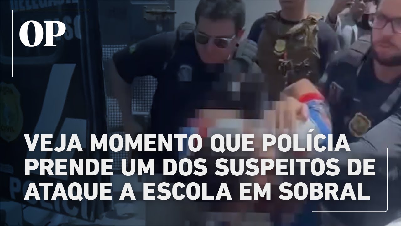 Polícia prende suspeito de ataque a escola em Sobral que deixou alunos feridos