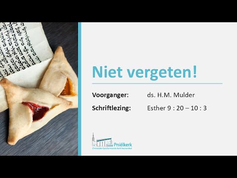 Morgendienst van 23-11-2025 vanuit de Pniëlkerk te Veenendaal