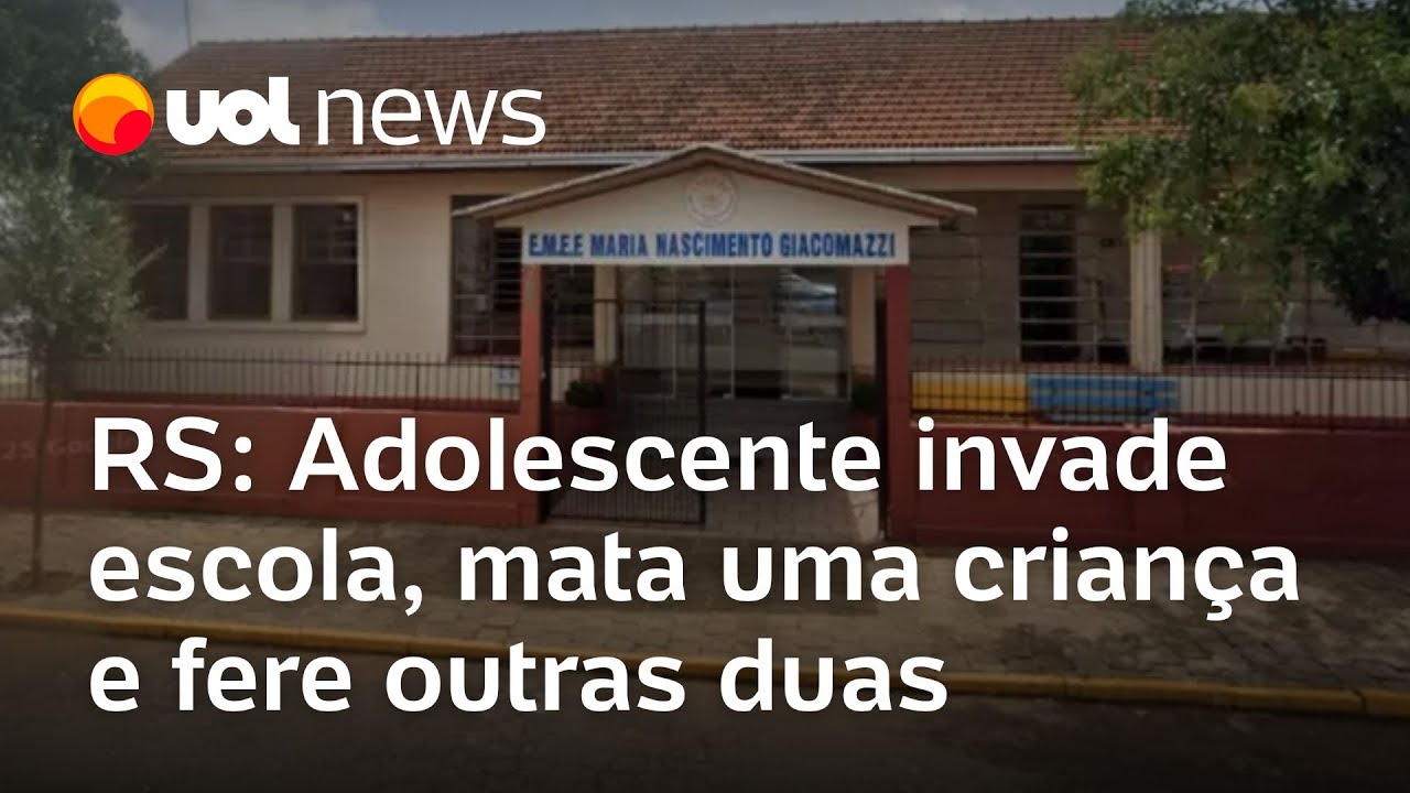 Ataque em escola em Estação: Adolescente invade com facão, mata uma criança e fere outras duas no RS