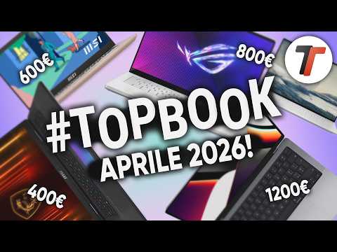 MIGLIORI NOTEBOOK di APRILE 2026 #TopBook