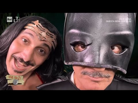 L'affinità di coppia tra Batman e Wondertrans – Viva Rai2! 22/02/2024