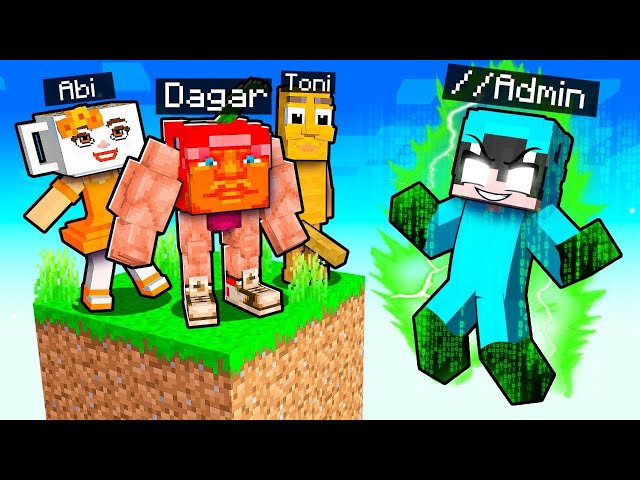 Usé Comandos de ADMIN en Un Bloque de BRAINROTS en Minecraft
