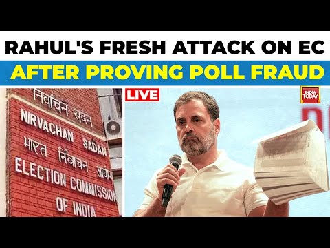LIVE Rahul Gandhi Tears Into EC Over Voter Fraud Claim | Rahul Gandhi Vs BJP | Karnataka News LIVE