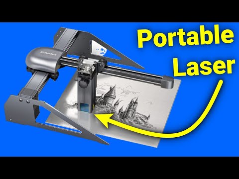 Atomstack P7 Portable Laser Engraver - Assembly Overview and Demo!