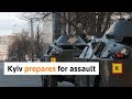 Under missile fire, Kyiv awaits Russian assault