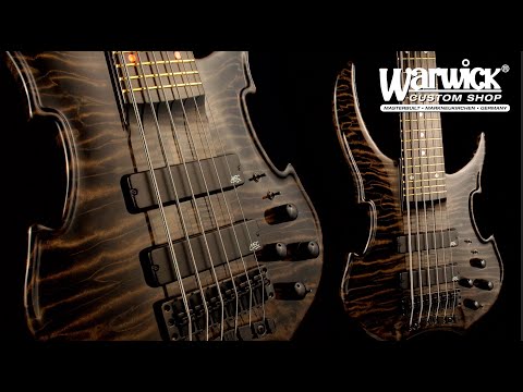 Warwick Custom Shop Masterbuilt - Vampyre NT 6-String  - AAA Quilted Maple Top #18-3950