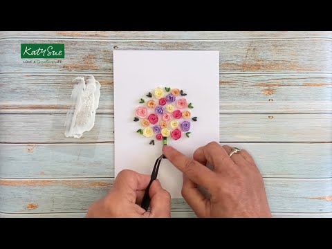 Floral Guided Quilling Card Kit