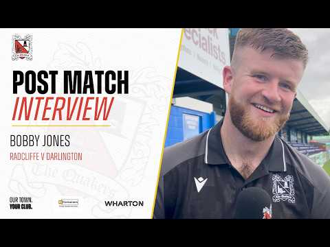 Radcliffe Post-Match: Bobby Jones