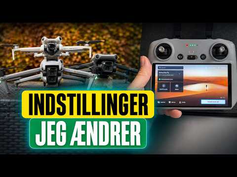 Sådan sætter jeg en ny DJI-drone op: De vigtigste indstillinger