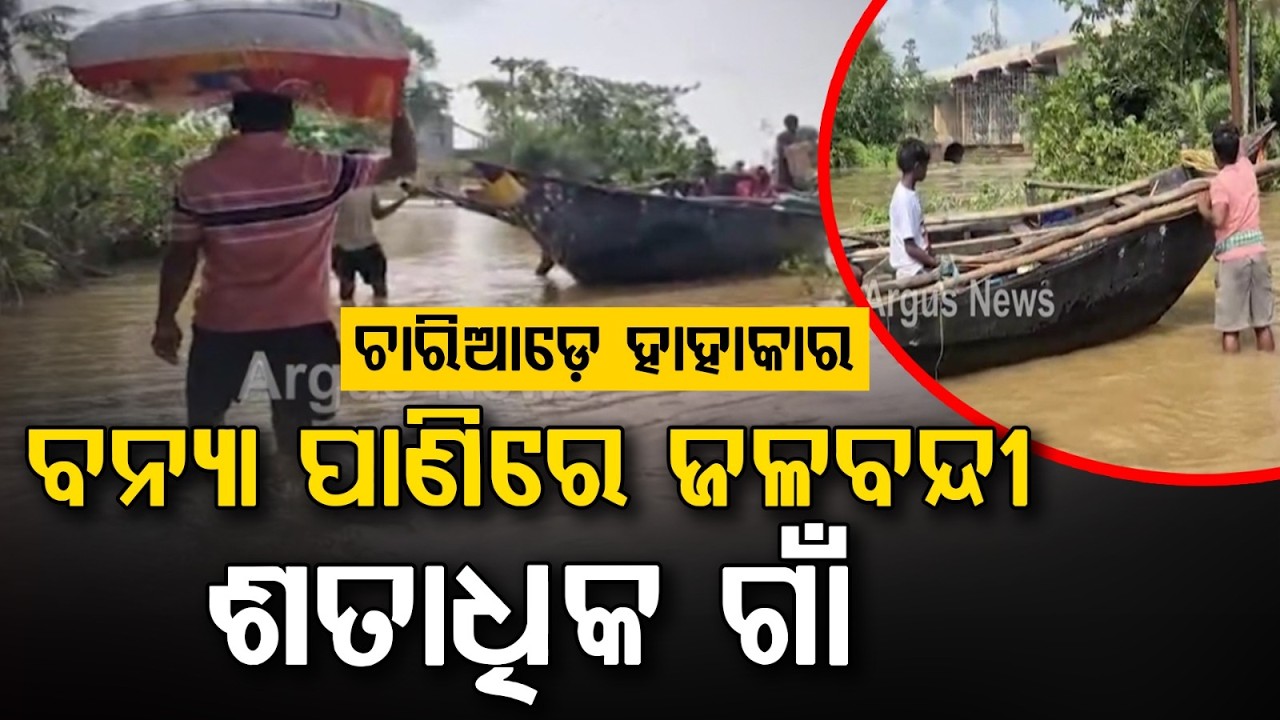Massive Subarnarekha Flood In Balasore; Crops Destroyed, Villages Cut Off | Argus News